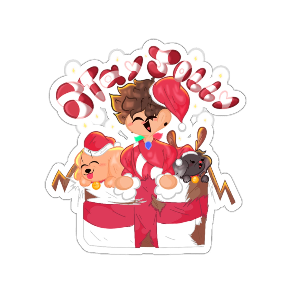 Stay Jolly Christmas Stickers