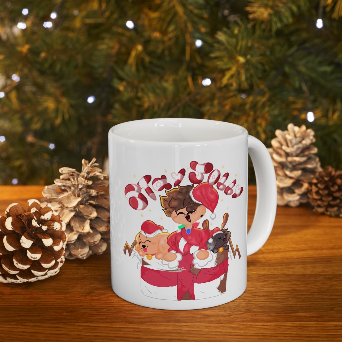 Stay Jolly Christmas Ceramic Mug 11oz