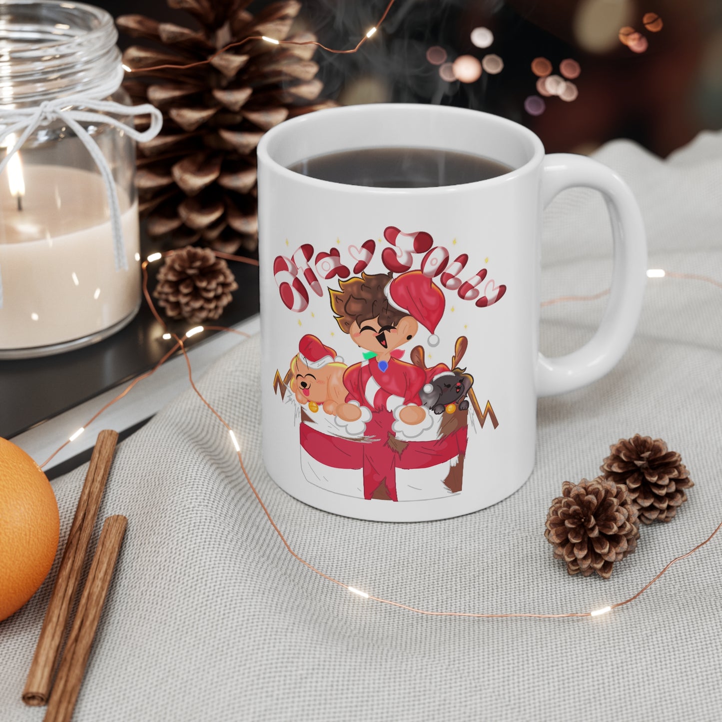 Stay Jolly Christmas Ceramic Mug 11oz