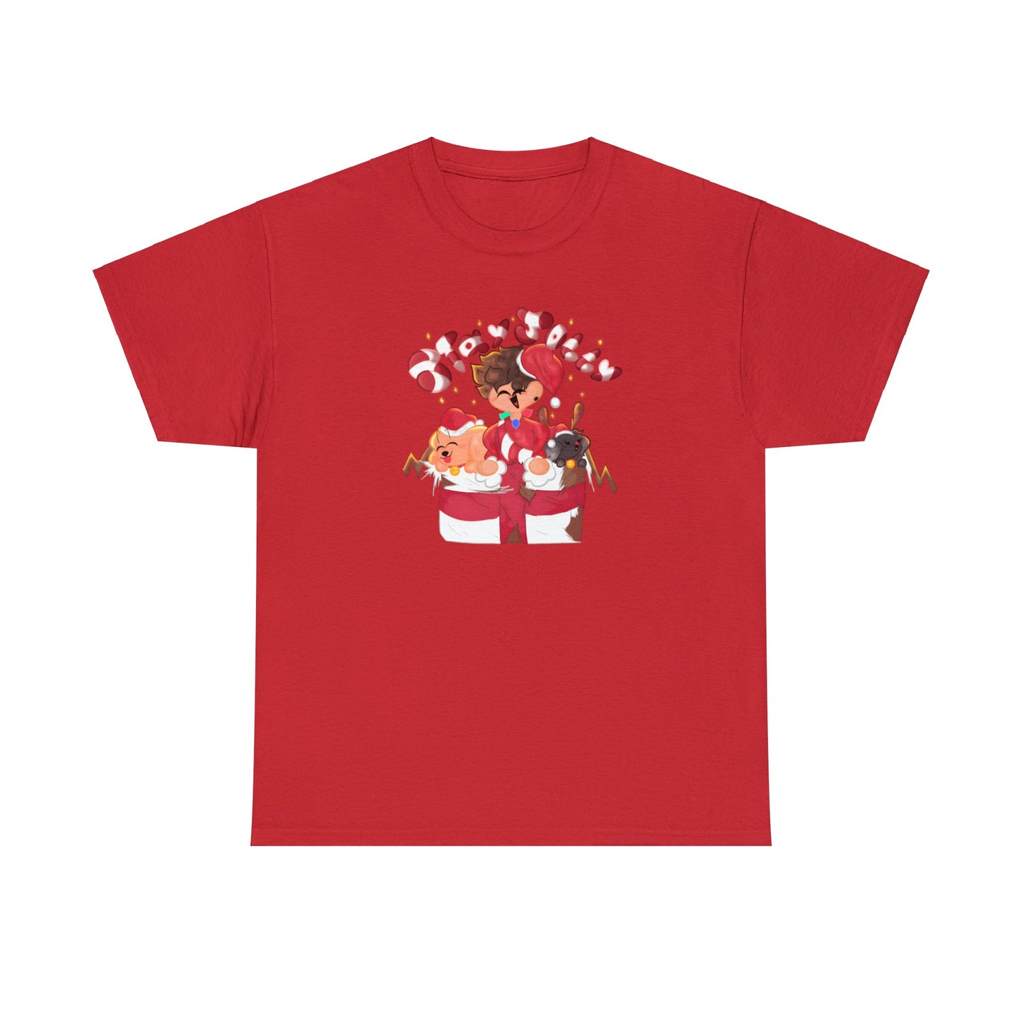 Stay Jolly Christmas Unisex Heavy Cotton Tee