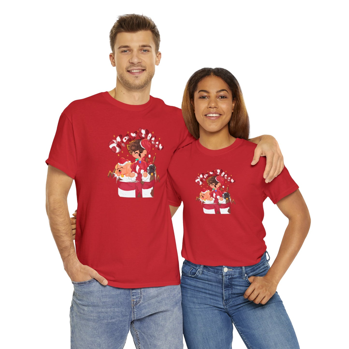 Stay Jolly Christmas Unisex Heavy Cotton Tee